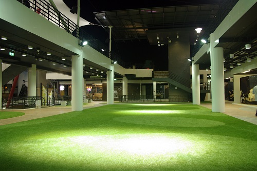 indoor synthetic green grass